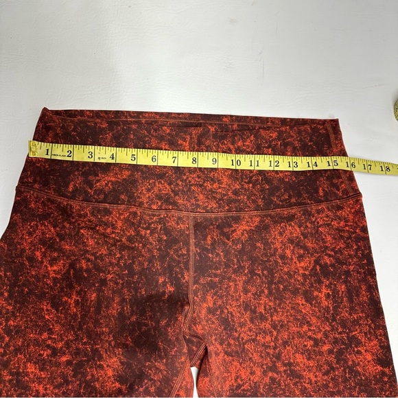 Lululemon wunder train high rise Women's Red/ black Leggings size 14 - Picture 7 of 10